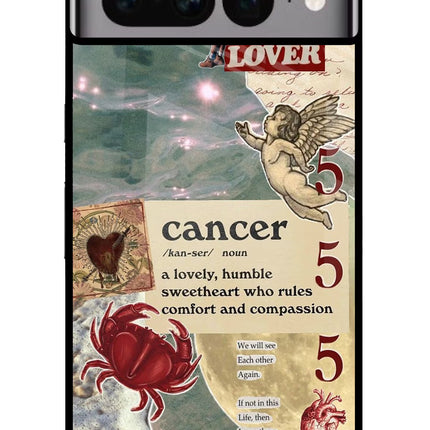 Cancer Zodiac Google Pixel 7 Pro Glass Case
