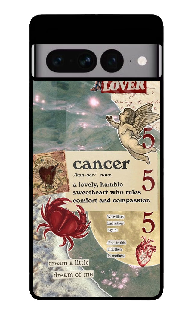 Cancer Zodiac Google Pixel 7 Pro Glass Case