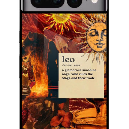 Leo Zodiac Google Pixel 7 Pro Glass Case