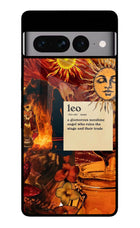 Leo Zodiac Google Pixel 7 Pro Glass Case