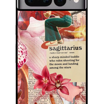Sagittarius Zodiac Google Pixel 7 Pro Glass Case
