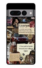 Taurus Zodiac Google Pixel 7 Pro Glass Case