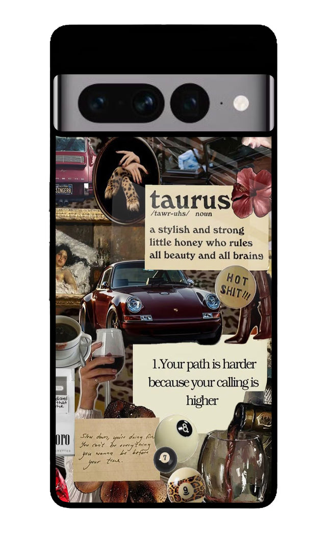 Taurus Zodiac Google Pixel 7 Pro Glass Case