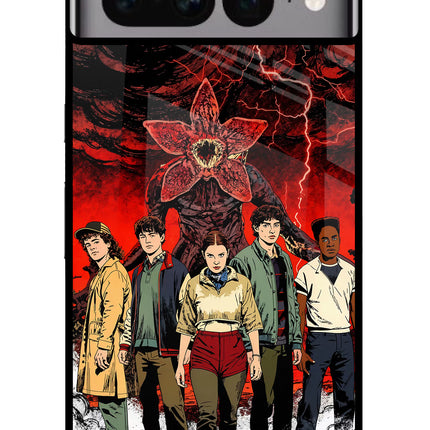 Ordinary Things Characters Google Pixel 7 Pro Glass Case