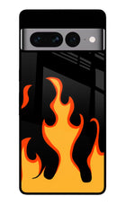 Fired Up – Black Google Pixel 7 Pro Glass Case