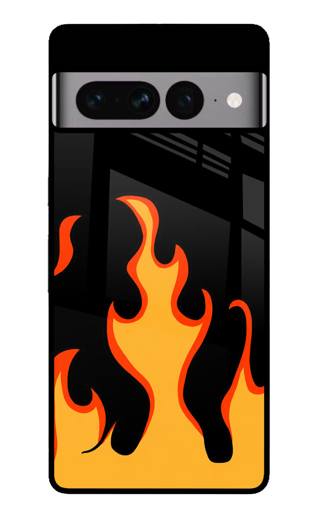 Fired Up – Black Google Pixel 7 Pro Glass Case