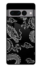 Twin Dragons Google Pixel 7 Pro Glass Case