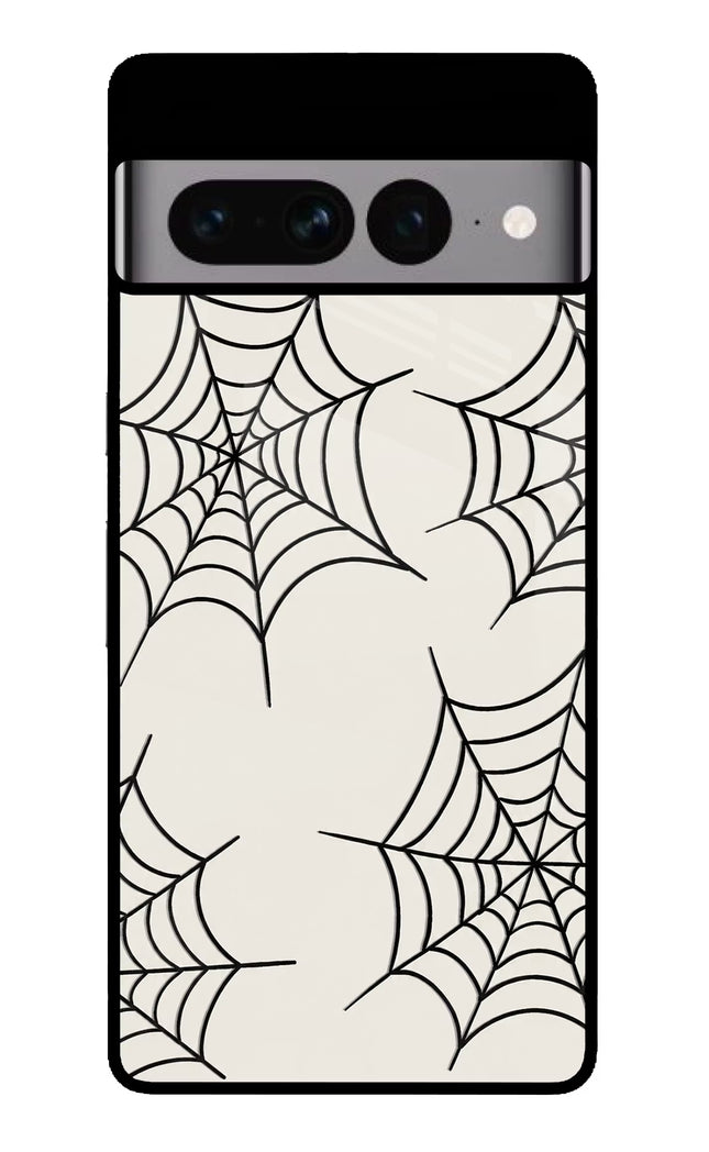 Spider Web Google Pixel 7 Pro Glass Case