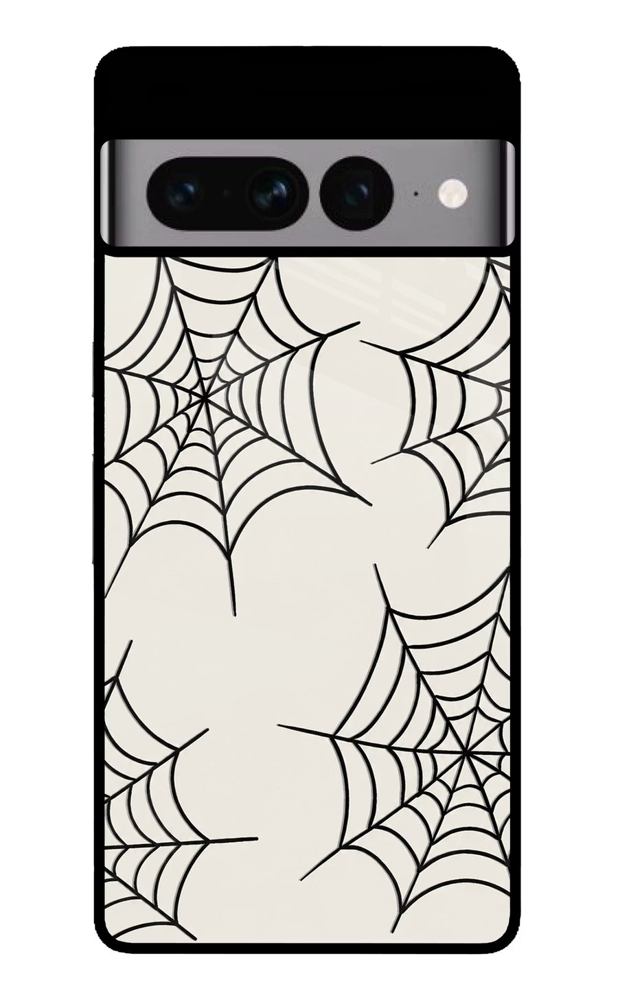Spider Web Google Pixel 7 Pro Back Cover, Glass case