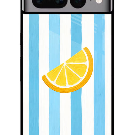 Summer Lemon Google Pixel 7 Pro Glass Case