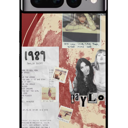 Taylor Swift Google Pixel 7 Pro Glass Case