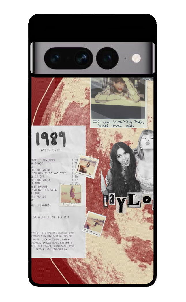 Taylor Swift Google Pixel 7 Pro Glass Case