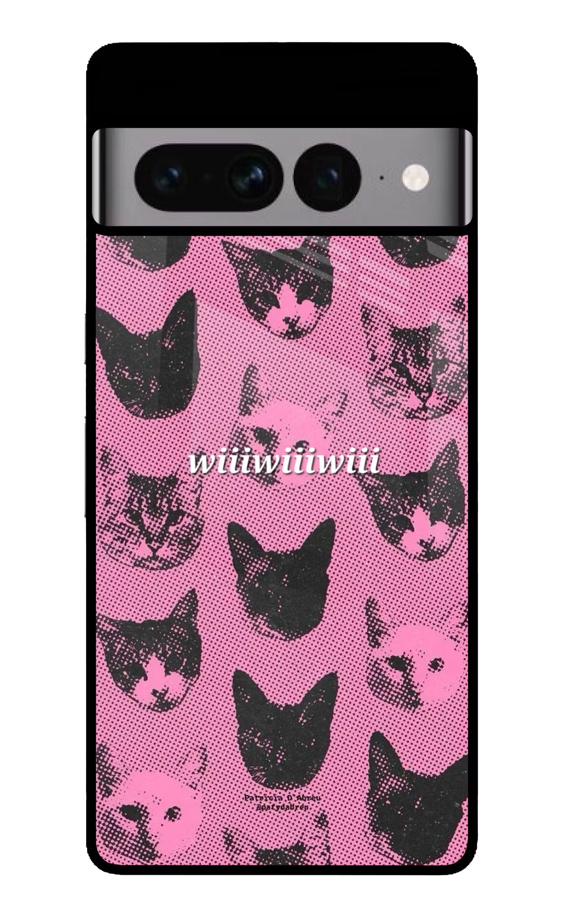 Pink Cats Google Pixel 7 Pro Glass Case