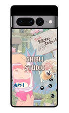 Studio Ghibli Google Pixel 7 Pro Glass Case