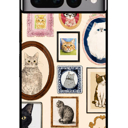 Mirror Cats Google Pixel 7 Pro Glass Case