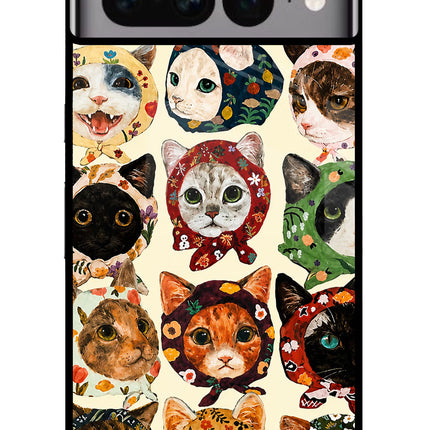 Cool Cat Google Pixel 7 Pro Glass Case