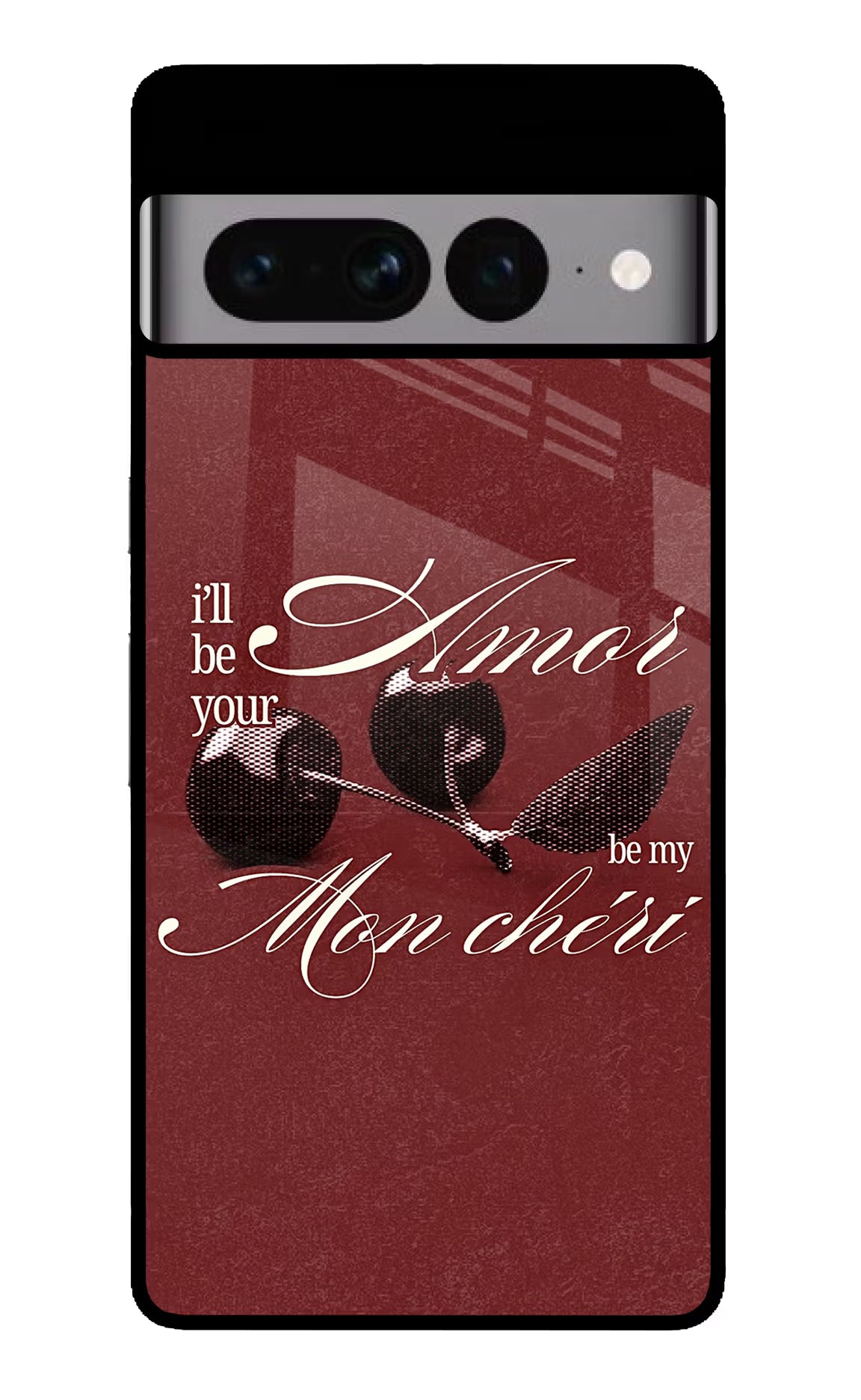 Velvet Cherry Google Pixel 7 Pro Glass Case