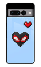 Peter Heart Google Pixel 7 Pro Glass Case