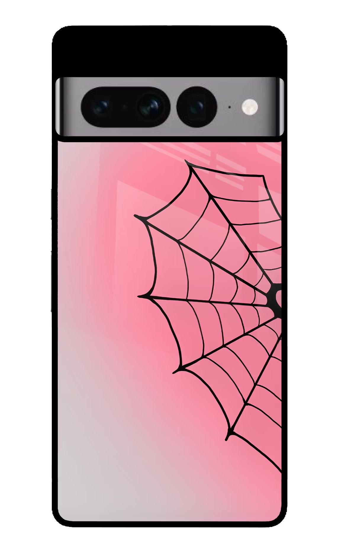 Pink Web Google Pixel 7 Pro Glass Case