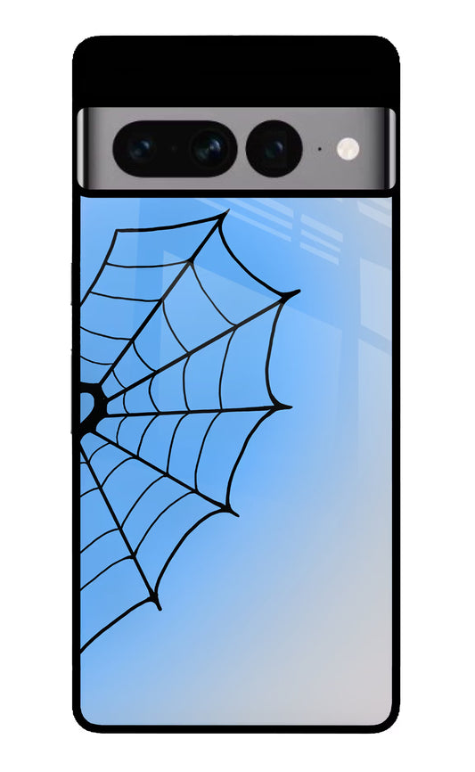 Blue Web Google Pixel 7 Pro Glass Case