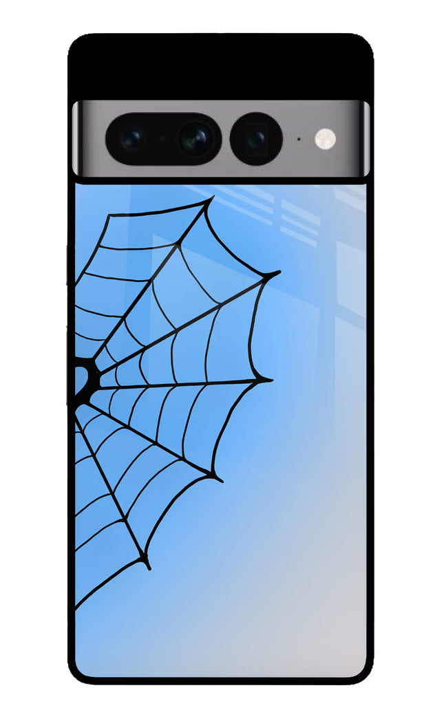 Blue Web Google Pixel 7 Pro Glass Case