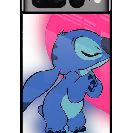 Stitch Hug Google Pixel 7 Pro Glass Case