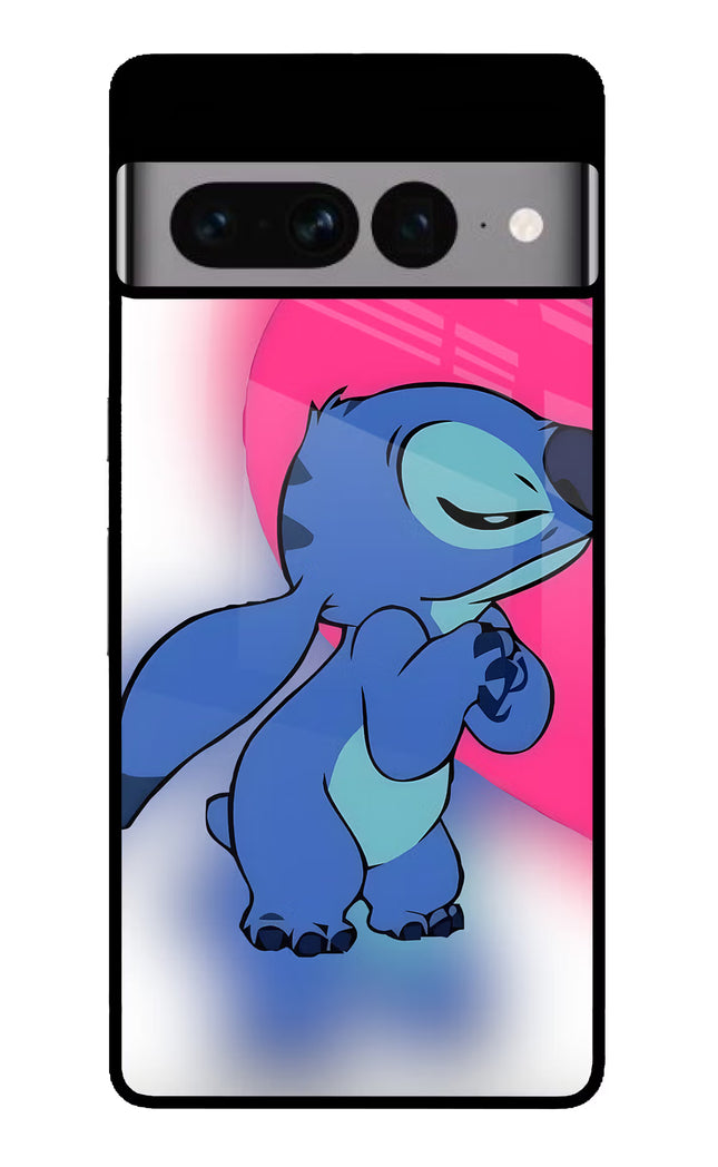Stitch Hug Google Pixel 7 Pro Glass Case