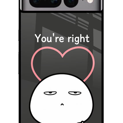 You're Right Google Pixel 7 Pro Glass Case
