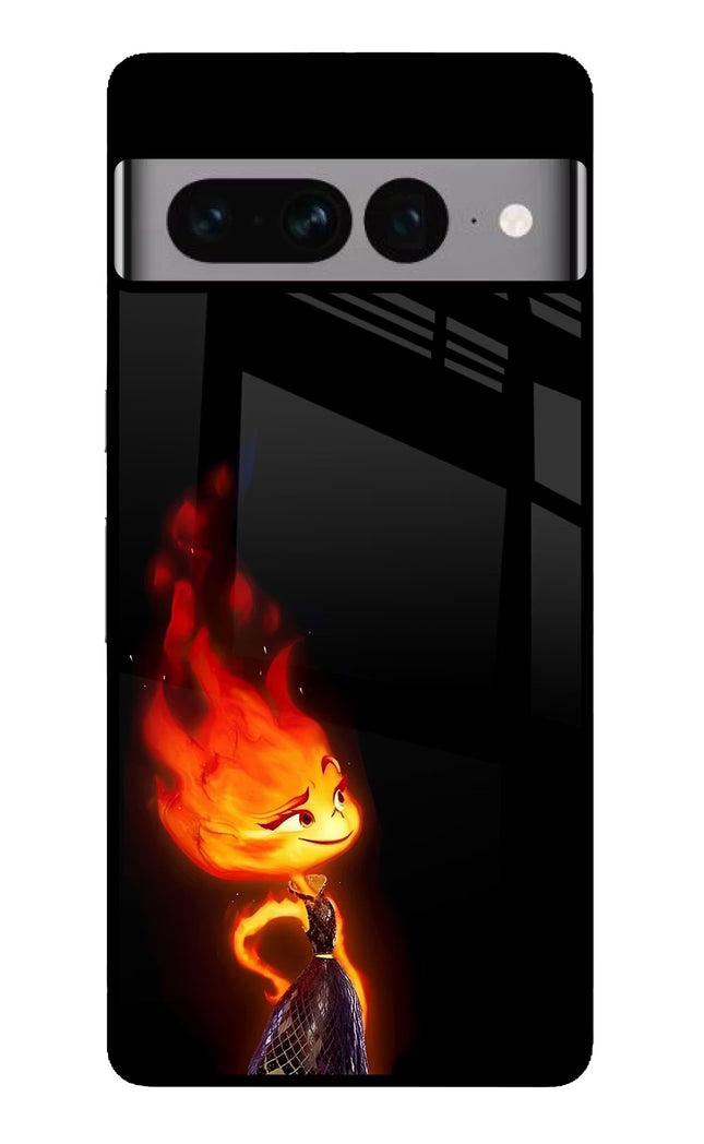 Ember Flame Google Pixel 7 Pro Glass Case