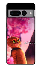 Always Cat Google Pixel 7 Pro Glass Case