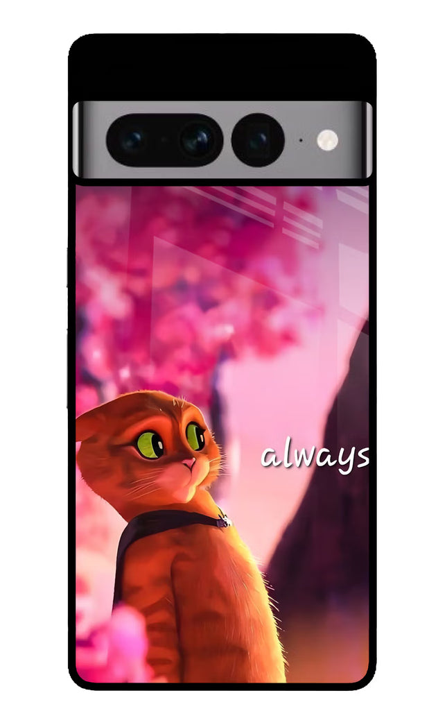 Always Cat Google Pixel 7 Pro Glass Case