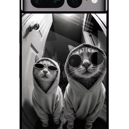 Hood Cats Google Pixel 7 Pro Glass Case