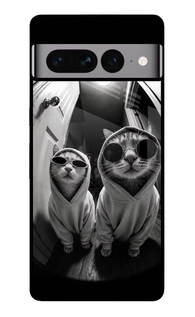 Hood Cats Google Pixel 7 Pro Glass Case