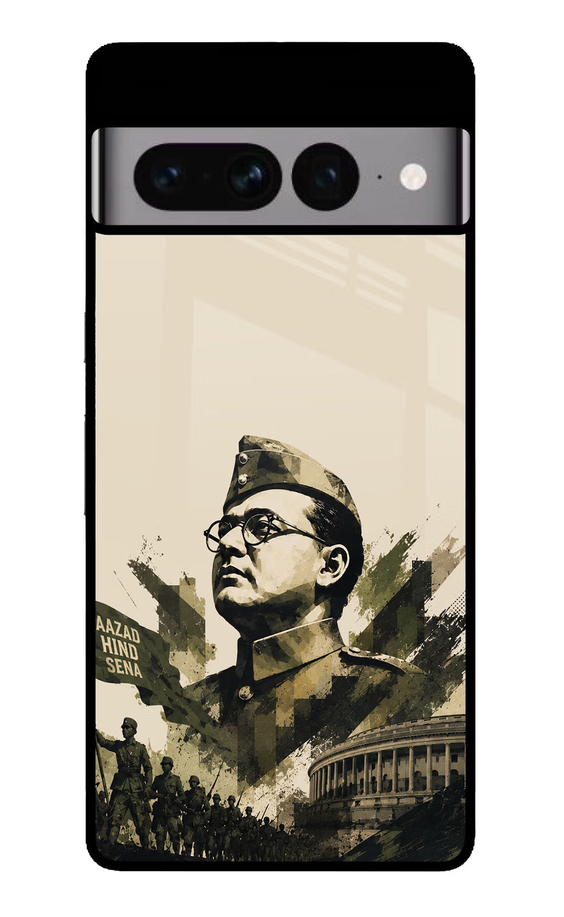 Netaji Rising Google Pixel 7 Pro Glass Case