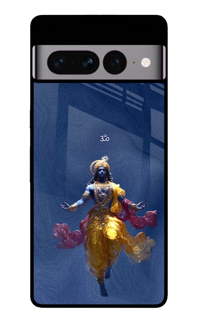 Cosmic Krishna Google Pixel 7 Pro Glass Case
