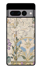 White Lily Google Pixel 7 Pro Glass Case