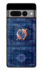 Koi Blue Google Pixel 7 Pro Glass Case