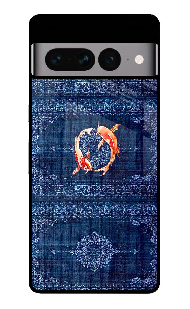 Koi Blue Google Pixel 7 Pro Glass Case