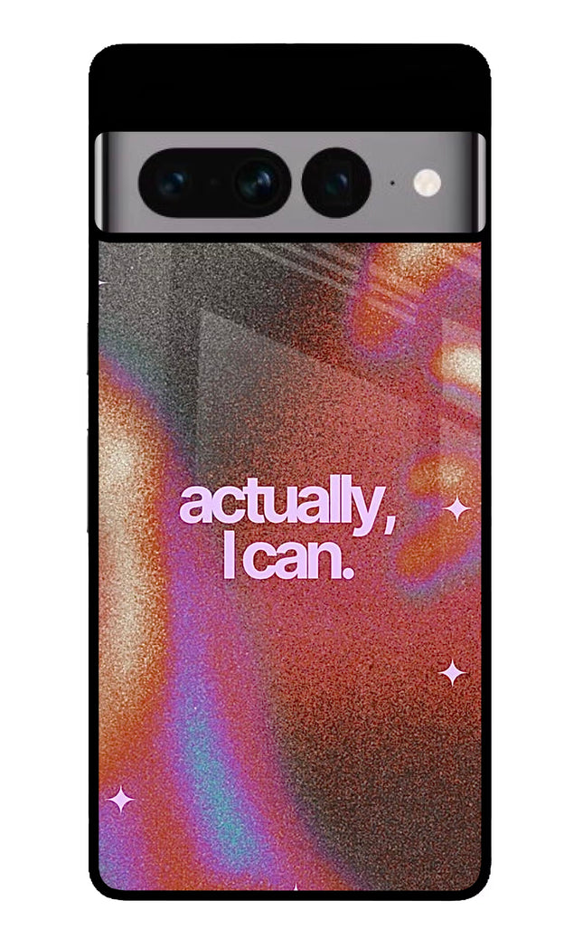 Pink Aura Google Pixel 7 Pro Glass Case