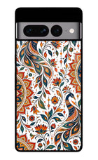 White Mayura Google Pixel 7 Pro Glass Case