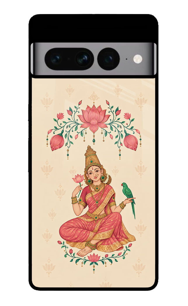 Goddess Lakshmi Google Pixel 7 Pro Glass Case