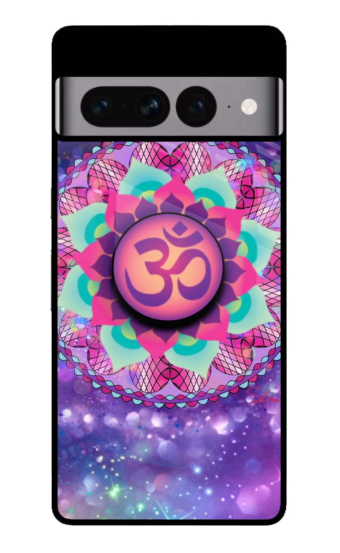 Om Purple Google Pixel 7 Pro Pop Case by Casekaro