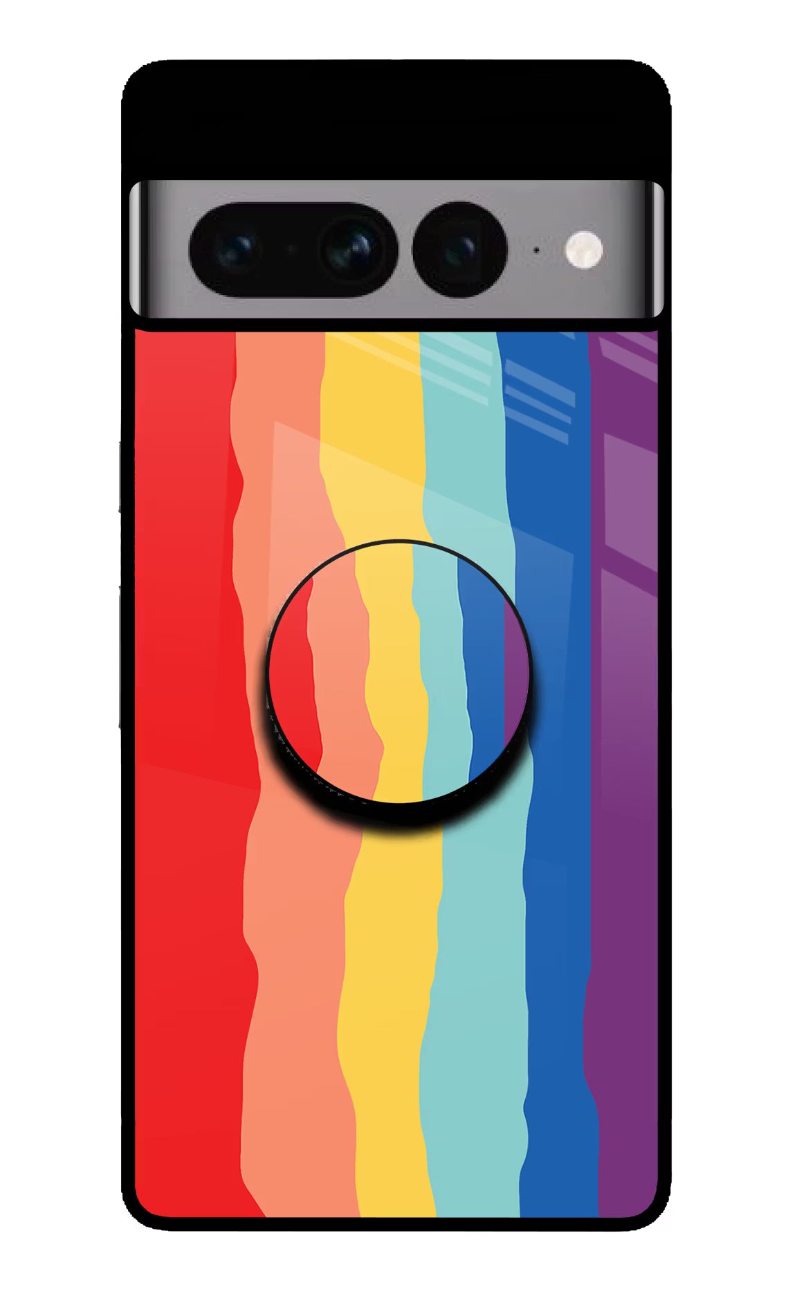 Rainbow Google Pixel 7 Pro Pop Case by Casekaro
