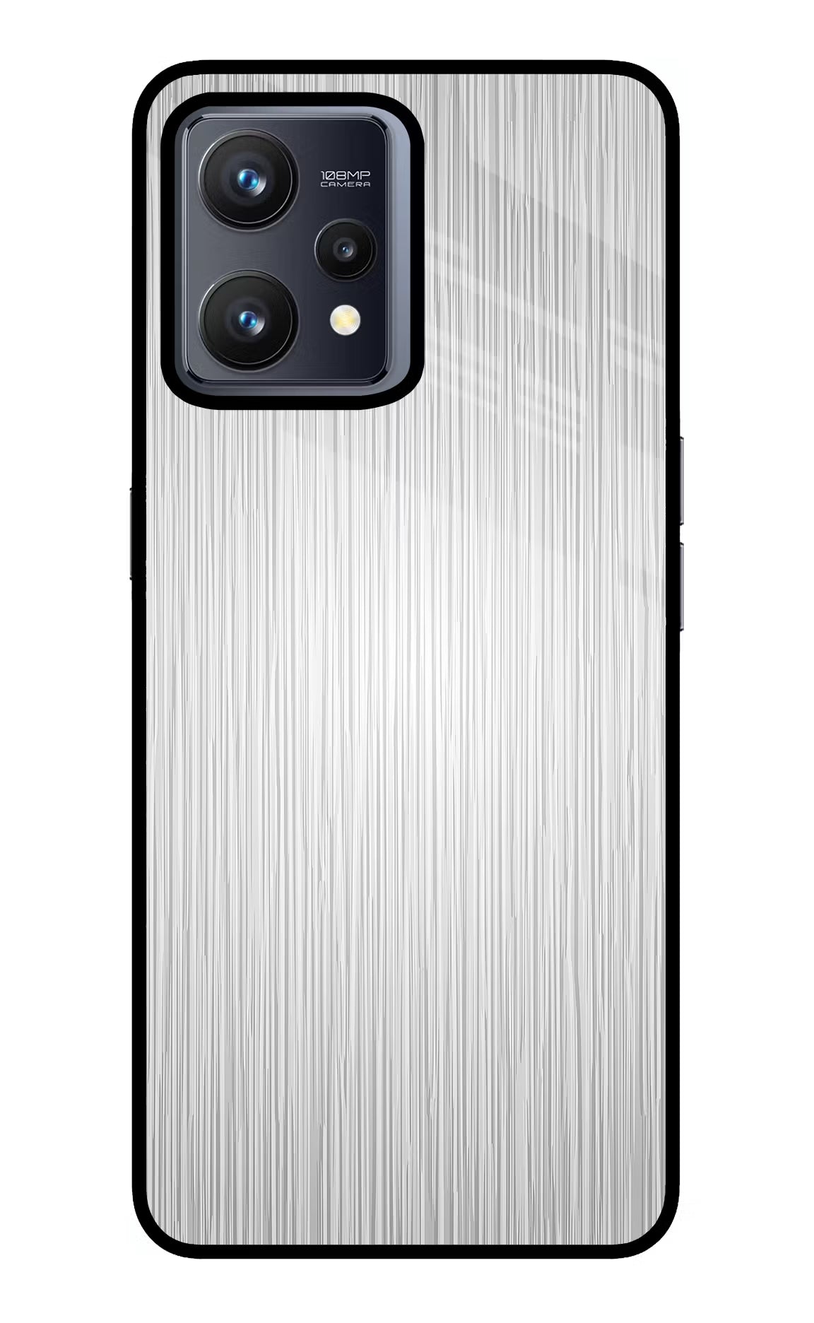 Wooden Grey Texture Realme 9 4G Glass Case Back Cover by Casekaro