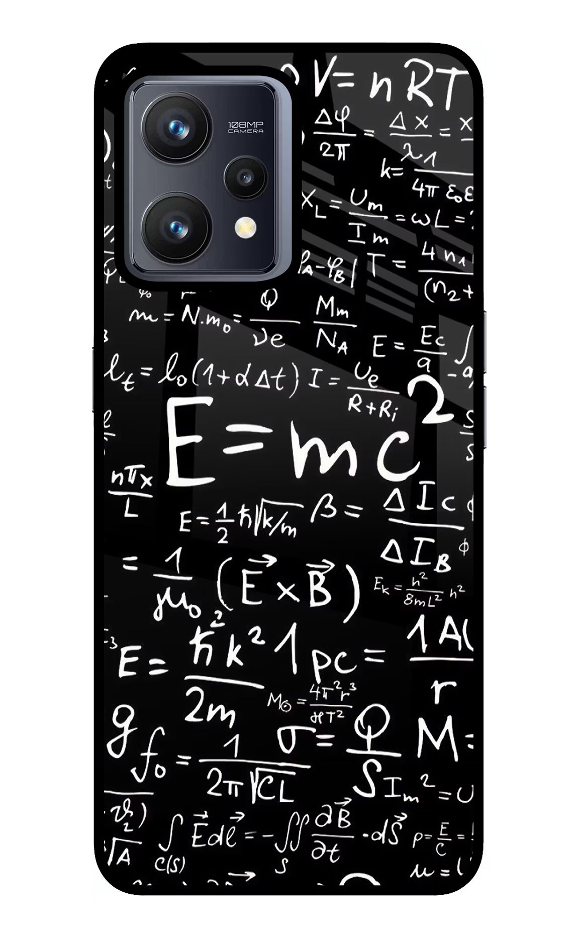 Physics Formula Realme 9 4G Glass Case Back Cover by Casekaro