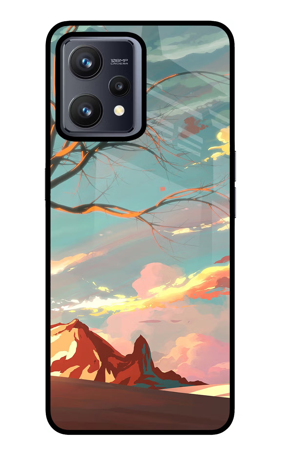 Scenery Realme 9 4G Glass Case Back Cover by Casekaro