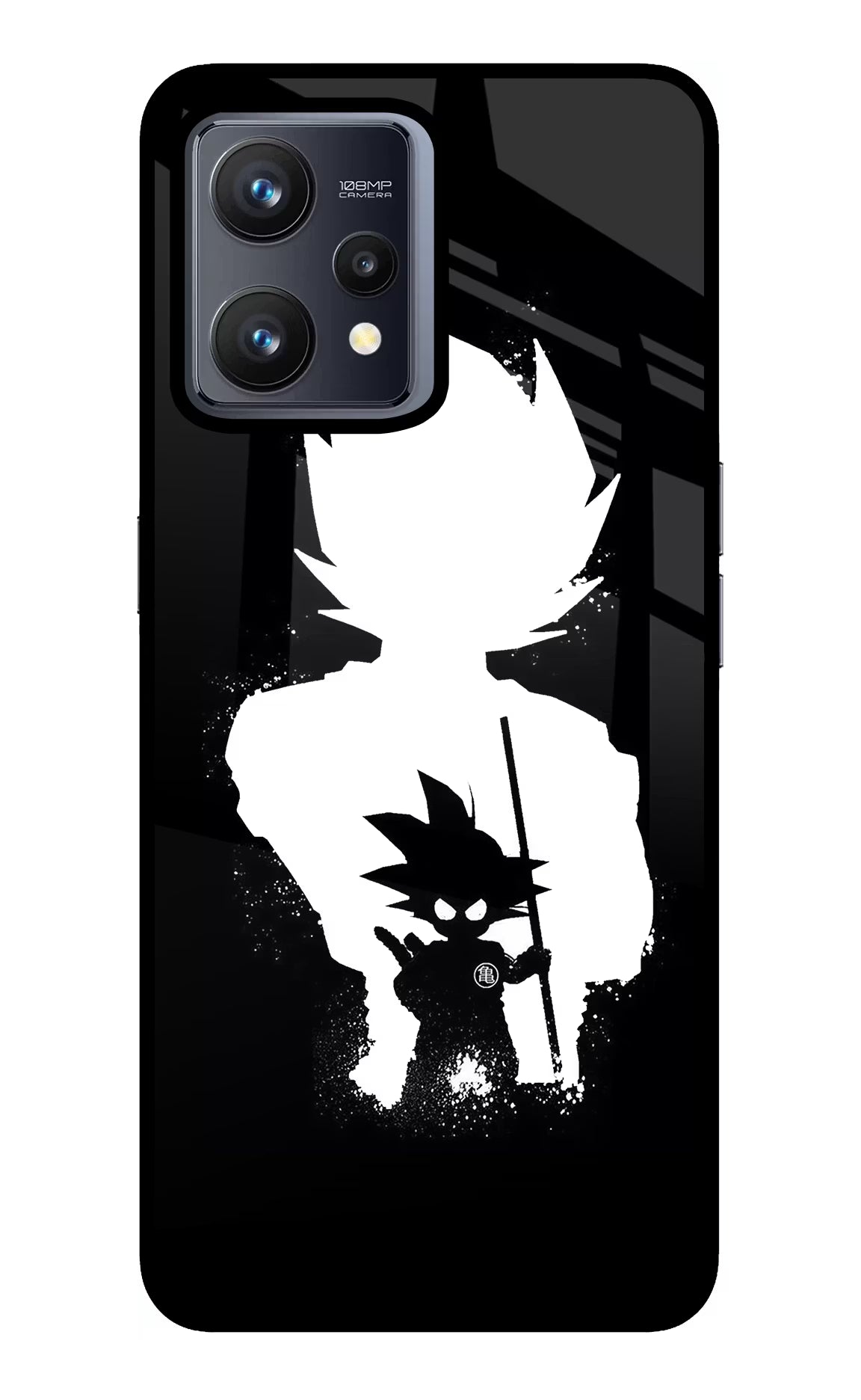 Goku Shadow Realme 9 4G Glass Case Back Cover by Casekaro
