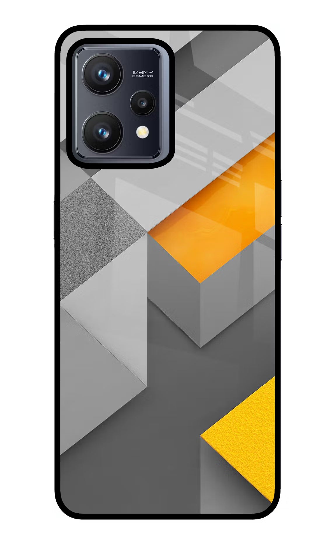 Abstract Realme 9 4G Glass Case Back Cover by Casekaro