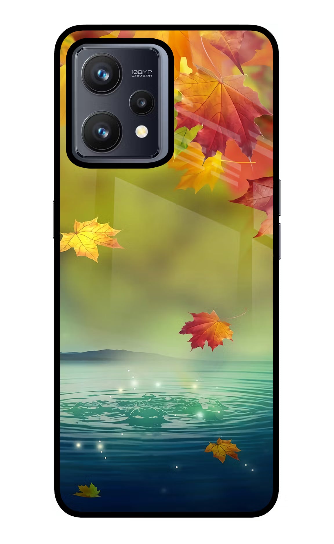 Flowers Realme 9 4G Glass Case Back Cover by Casekaro
