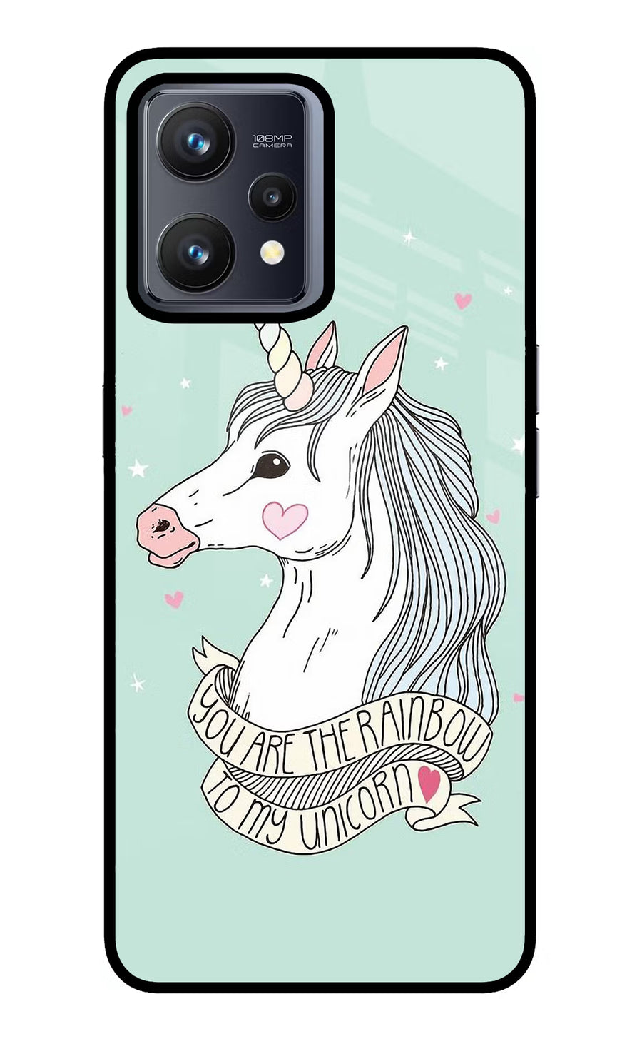 Unicorn Wallpaper Realme 9 4G Back Cover, Glass case